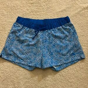 NWOT-The North Face Blue and White Athletic Shorts